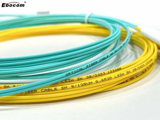 Patch Cord Cable SC/LC/ST/MPO UPC/APC Concter LSZH Jacket G657a1 G652d OM2 OM3 for Ethernet cabling