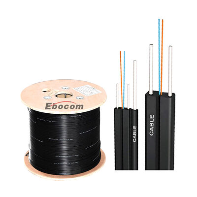Outdoor No Metal GJYXFCH 1Core 2Core 4Core G652D G657A1 G657A2 Drop Cable For Ftth Communication