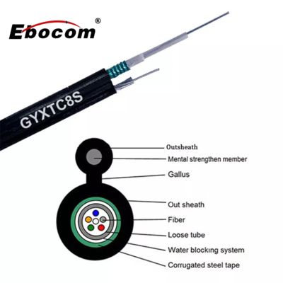GYXTC8S Self-Supporting Figure 8 Fiber Optic Cable With Central Loose Tube